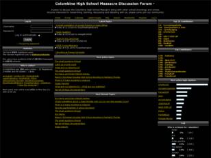Columbine High School Massacre Discussion Forum