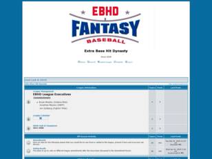 Extra Base Hit Dynasty League