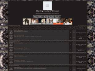 Warring Fronts RPG Forum